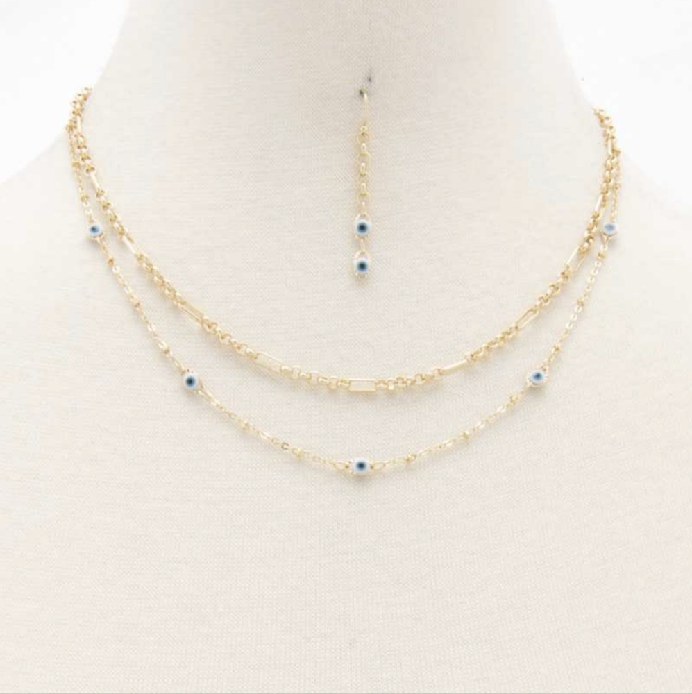 Evil eye necklace